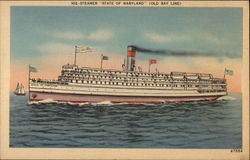 Steamer "State of Maryland" (Old Bay Line) Postcard