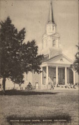 Bacone College Chapel Oklahoma Postcard Postcard