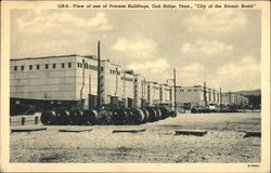 View of Process Buildings Postcard