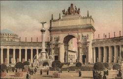 Court of the Universe San Francisco, CA 1915 Panama-Pacific Exposition Postcard Postcard