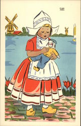 Young Dutch Girl - Gretel Postcard