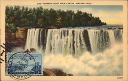 Terrapin Point From Canada, Niagara Falls Maximum Cards Postcard Postcard