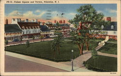 Palmer Square and Tavern Postcard