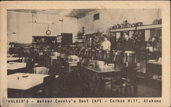 Walker's - Walker County's Best Cafe Carbon Hill, AL Postcard Postcard