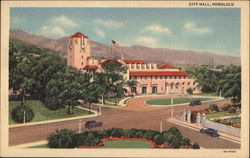 City Hall Honolulu, HI Postcard Postcard