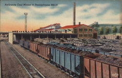 Anthracite Coal Mining Postcard