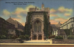 Sterling Memorial Library, Yale University Postcard