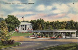 Cyclorama, Grant Park Atlanta, GA Postcard Postcard