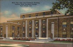 New Fine Arts and Commerce Building, Indiana State Teachers College Postcard