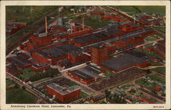 Armstrong Linoleum Plant Postcard