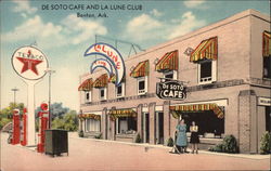 De Soto Cafe and La Lune Club Benton, AR Postcard Postcard