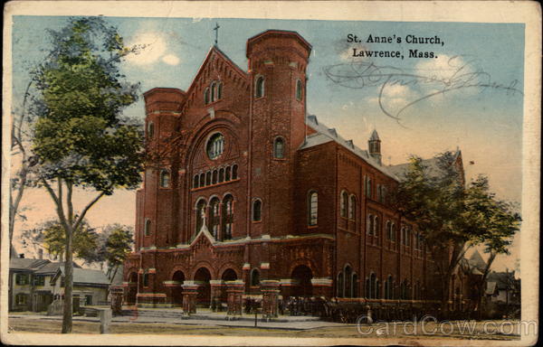 card make heart St. Church Lawrence, of Anne's View MA