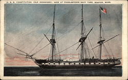 USS Constitution (Old Ironsides) Boston, MA Postcard Postcard