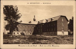 Monastere vu du cote Nord - Back view of the Monastery Postcard