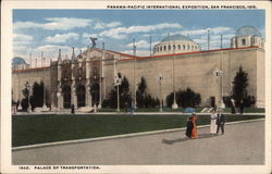 Palace of Transportation Postcard