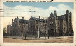 Epixcopal Hospital, Front St. and Lehigh Ave Postcard