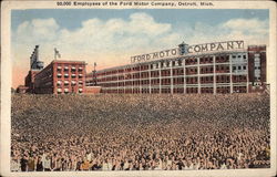 Employees of the Ford Motor Company Detroit, MI Postcard Postcard