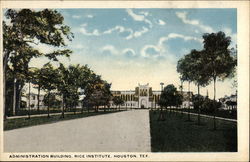 Administration Building, Rice Institute Postcard