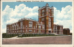 Hughes High School Cincinnati, OH Postcard Postcard