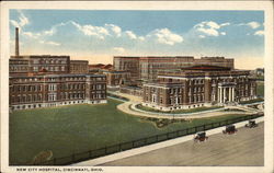 View of New City Hospital Cincinnati, OH Postcard Postcard