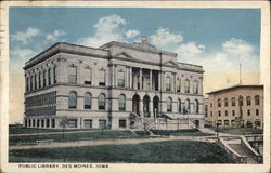 Public Library Postcard