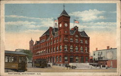 Post Office Montgomery, AL Postcard Postcard