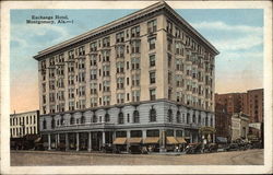 Exchange Hotel Montgomery, AL Postcard Postcard