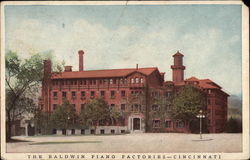 The Baldwin Piano Factories Cincinnati, OH Postcard Postcard