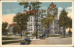 Central High School Postcard