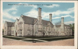 University of Illinois - Wesley Foundation Social Center Postcard