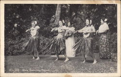 Hula Dancers Hawaii Postcard Postcard