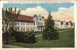 Ashley and Converse Hall, Georgia State Woman's College Postcard