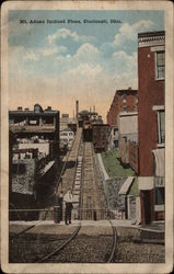 Mt. Adams Inclined Plane Cincinnati, OH Postcard Postcard