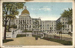 State House, Boston, Massachusetts Postcard