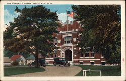 The Armory, Laconia, White Mountains New Hampshire Postcard Postcard