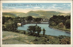 Erie Bridge crossing the Delaware Postcard