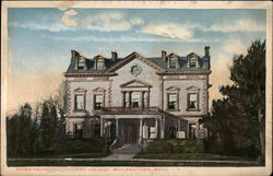 Sigma Phi House, Williams College Postcard