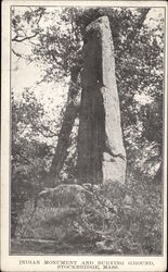 Indian Monument and Burying Ground Postcard