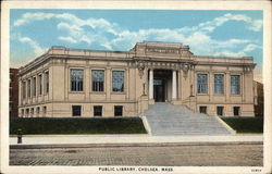 Public Library Postcard