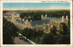 Lawyer's Club, U. of M Ann Arbor, MI Postcard Postcard