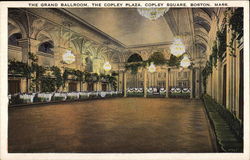 The Grand Ballroom, The Copley Plaza, Copley Square Boston, MA Postcard Postcard