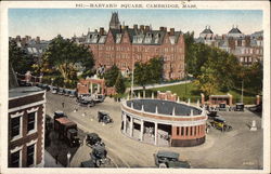 Harvard Square, Cambridge, Mass Massachusetts Postcard Postcard