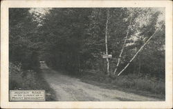 Mountain Road to Summit of Mount Wachusett Postcard