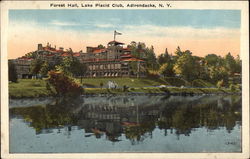 Forest Hall, Lake Placid Club New York Postcard Postcard