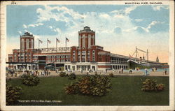 Municipal Pier Chicago, IL Postcard Postcard