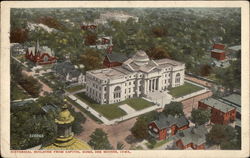 Historical Building from Capitol Dome, Des Moines, Iowa Postcard