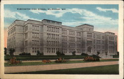 Washington High School Milwaukee, WI Postcard Postcard