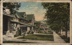 Residences of Highland Avenue Birmingham, AL Postcard Postcard