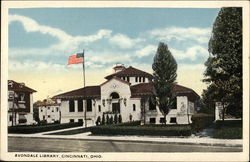 Avondale Library Cincinnati, OH Postcard Postcard