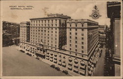 Mount Royal Hotel Montreal, QC Canada Quebec Postcard Postcard